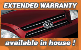Extended warranty available in house Warranty