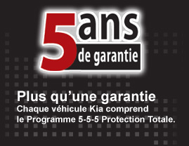5 ans de garantie